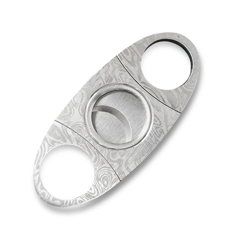 With Gift Box Precise Cut Stainless Steel Cigar Cutter Cigar Scissors Accessories CM-012-JG1