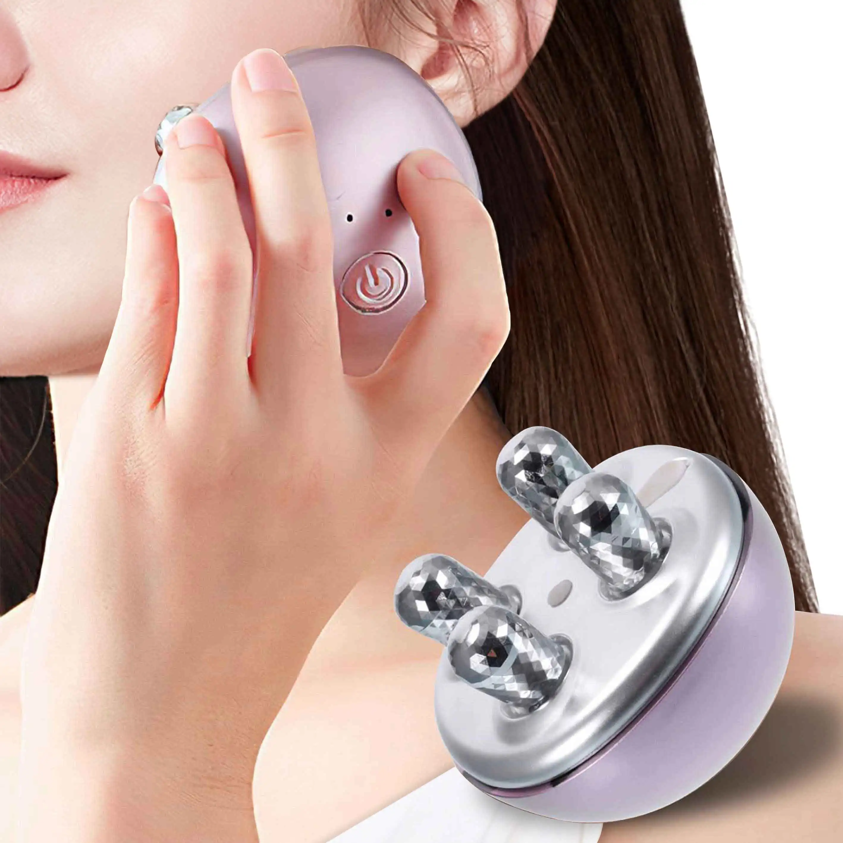 2023 г. массажер для лица Электрический роликовый и шеи