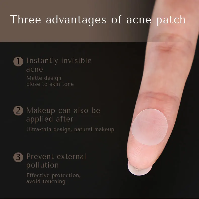 Korean Natural Transparent Face Oil Acne Patches For Covering Zits And Blemishes Private Label