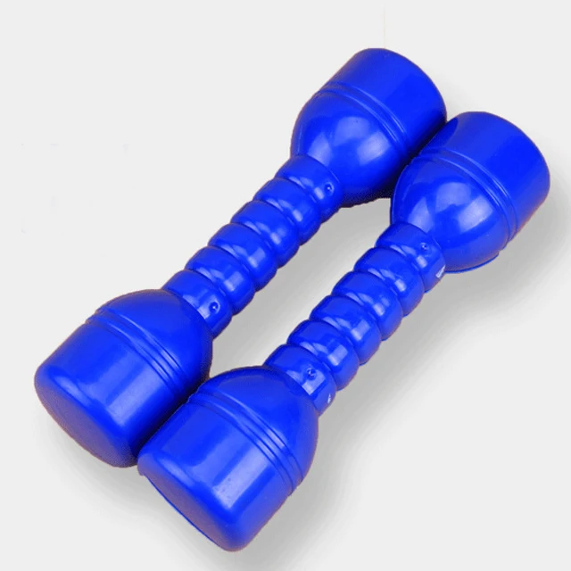 Kids Plastic Hand Dumbbells Household Gym Exercise Barbell Children Exercise Fitness Sport Toy for Home Use