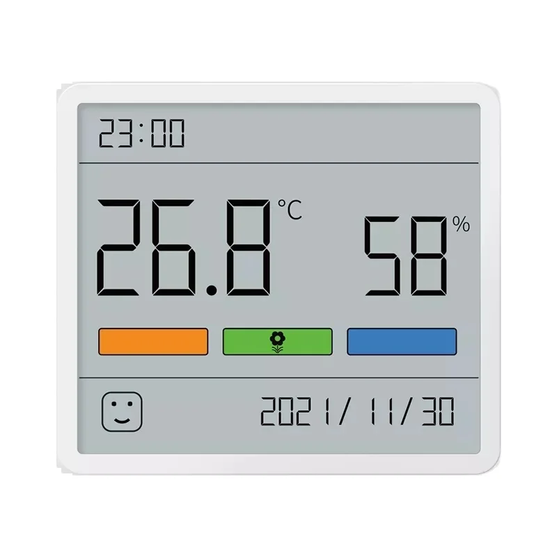 xiaomi Duka  Mute Temperature And Humidity Clock Home Indoor High-precision Baby Room C/F Monitor 3.34inch Huge LCD Screen TH1