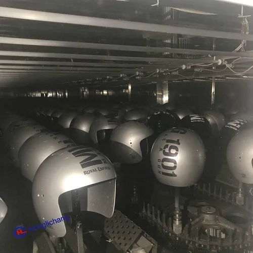 Ready Sell in Indian Market Automatic Helmet PU Paint Line