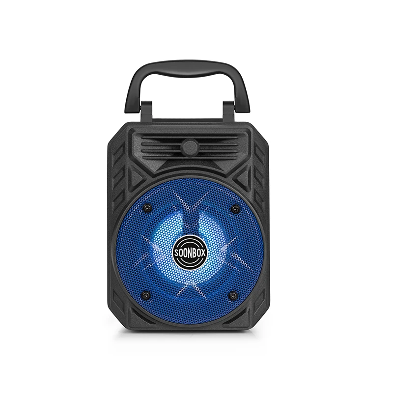 Original 3inch Led Light Wireless Speaker Tws Stereo Sound Amplifier Portable Led Light Speaker