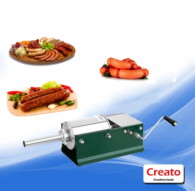 2024 Latest Commercial Sausage Filling Machine Manual Sausage Stuffer New & Used Home Use for Meat Processing