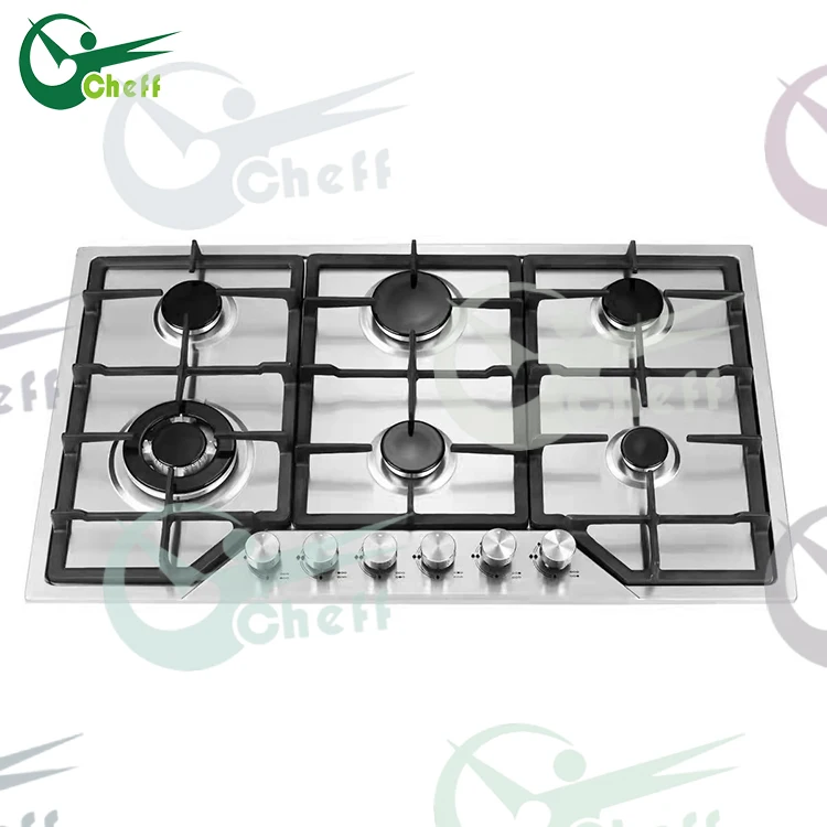 Commercial Home Household Kitchen Appliances 6 Burner Commercial Gas Stove Range