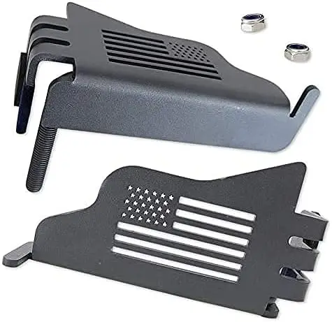 Car Accessories 2022 Front Foot Pegs with US Flag for 2018-2022 Jeep Wrangler JL Unlimited Sport Rubicon Sahara Gladiator JT