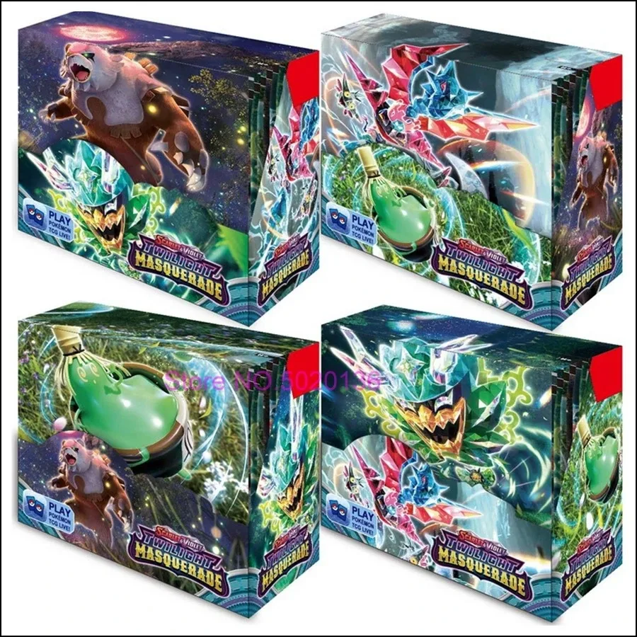 360Pcs Poke mons Paldea Evolved Booster Box Playing Cards Wholesale Japan Anime Poke mons Collectible Cards Game for Kids Gifts