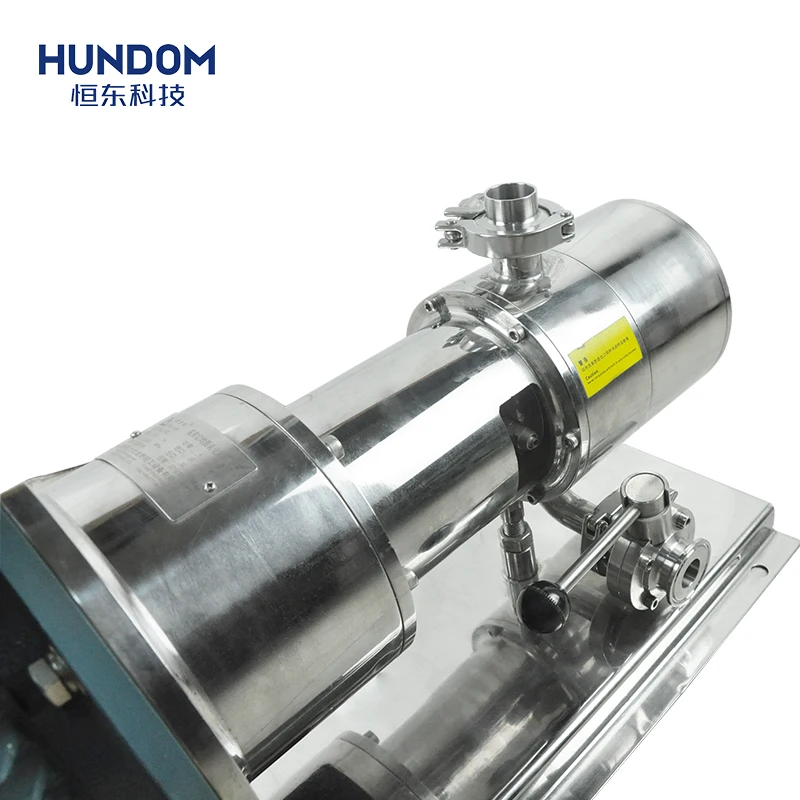 Food grade inline emulsify pump high shear mixer homogenizer pump for oils, shampoo, cosmetics