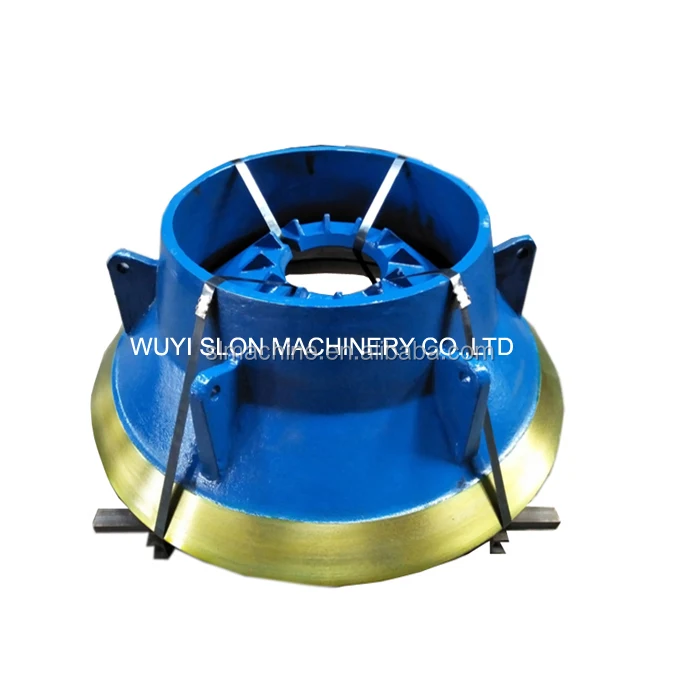 Hot sales Shanbao  Terex RC45 RC54 RC60 mining machinery cone crusher spare parts mantle and bowl liner
