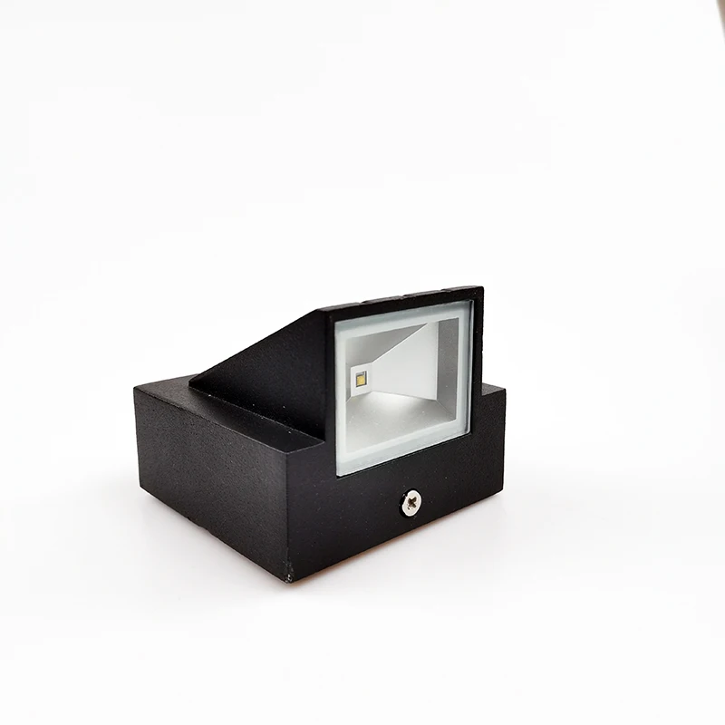 Outdoor Garden Waterproof IP54 single head aluminum plus glass material, can face down small Wall lamp modern decorative lights