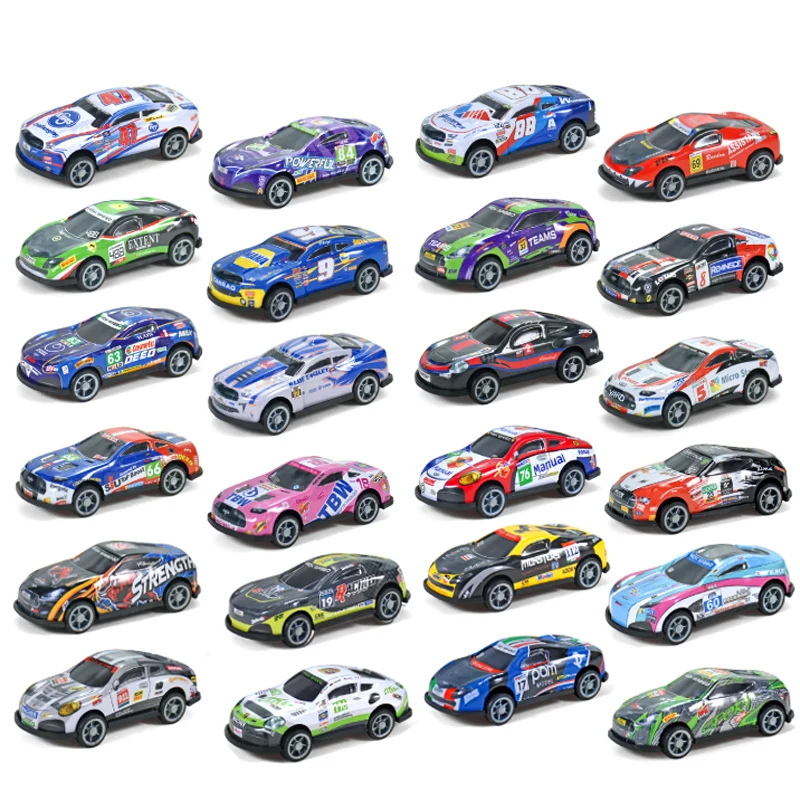 Wholesale Kids Die Cast Race Cars Vehicles 1 87 Alloy Metal Mini Model Pull Back Car Diecast Toys