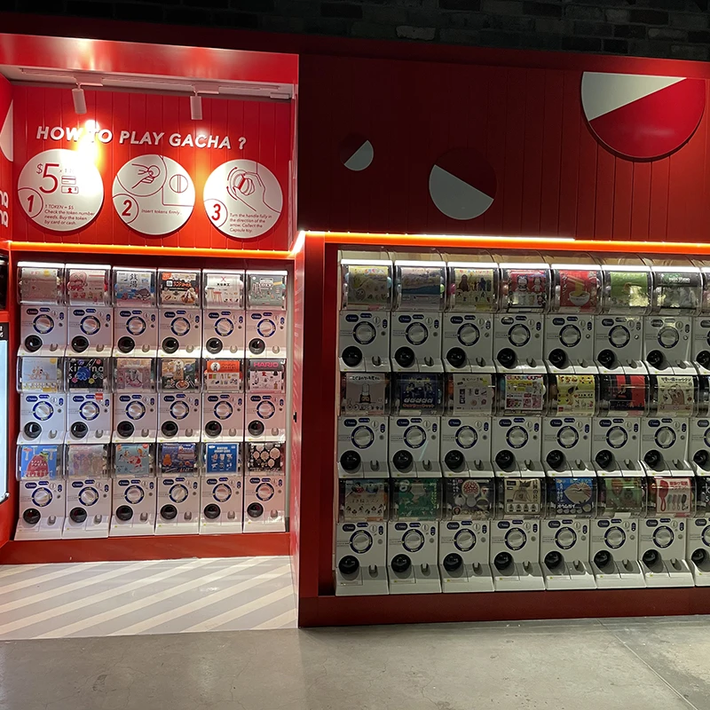 Japan New Version Capsule Toy Vending Machine 100yen 10yen System New Gotcha Machine for Toys