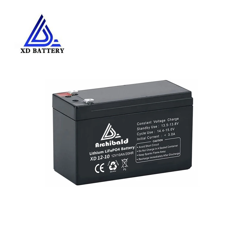 lithium ion batteries Cheap price solar LiFePO4 lithium battery 12v 10ah for CCTV Camera electric sprayer