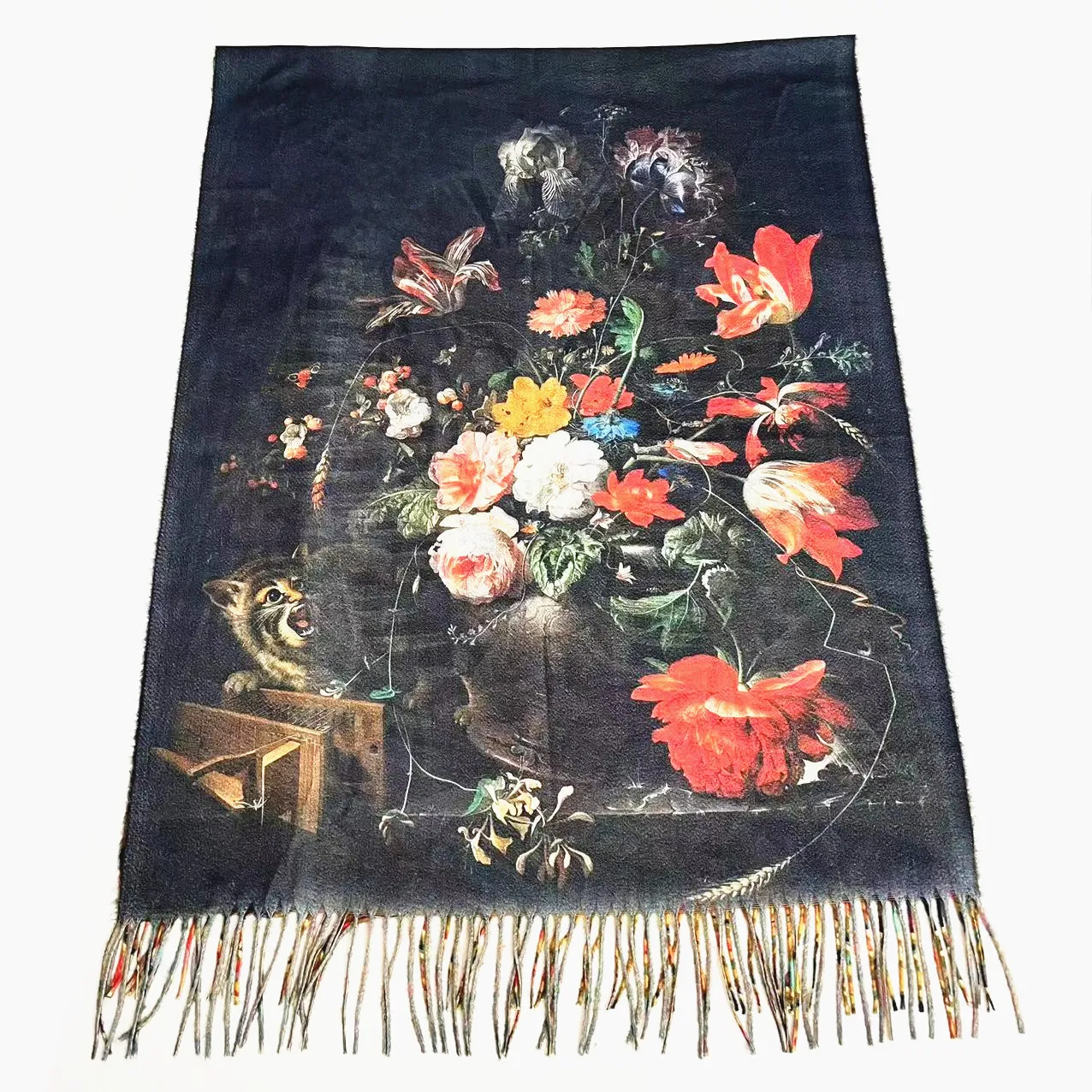 Factory OEM custom print cashmere festival pashminas shawl scarf women gift