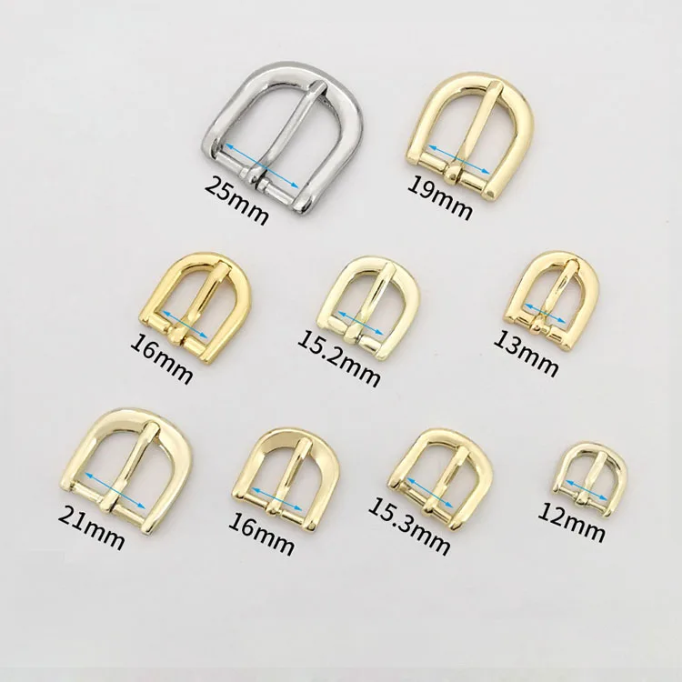Cheap price various size bag accessories leather hardware metal belt buckles strap adjustable buckle