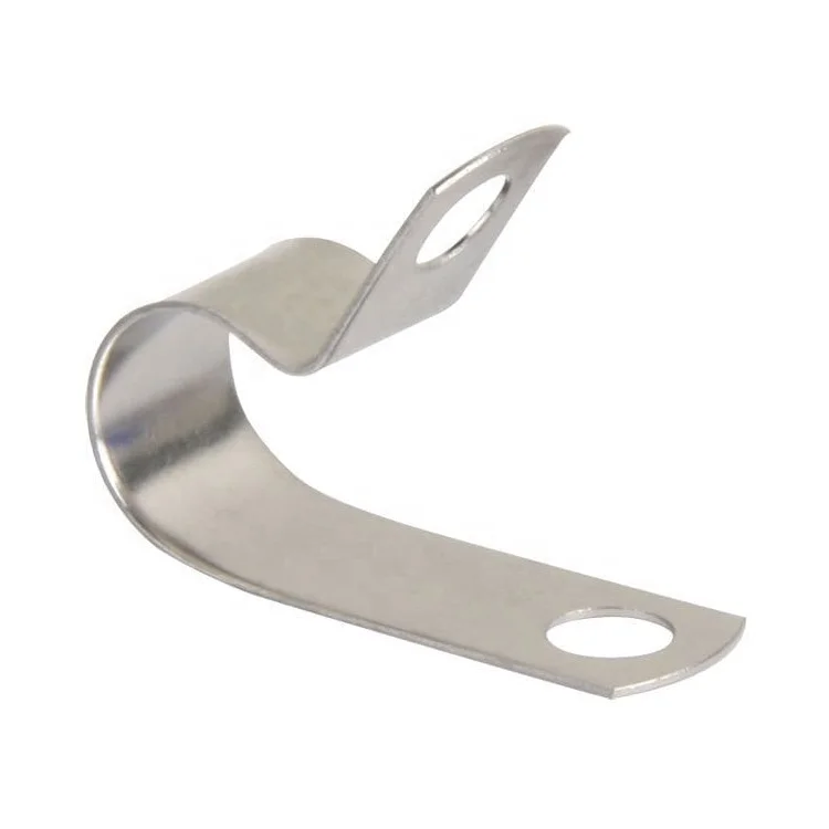 ISO9001 Zinc Plating Stainless Steel Metal Wire Spring Button Clip