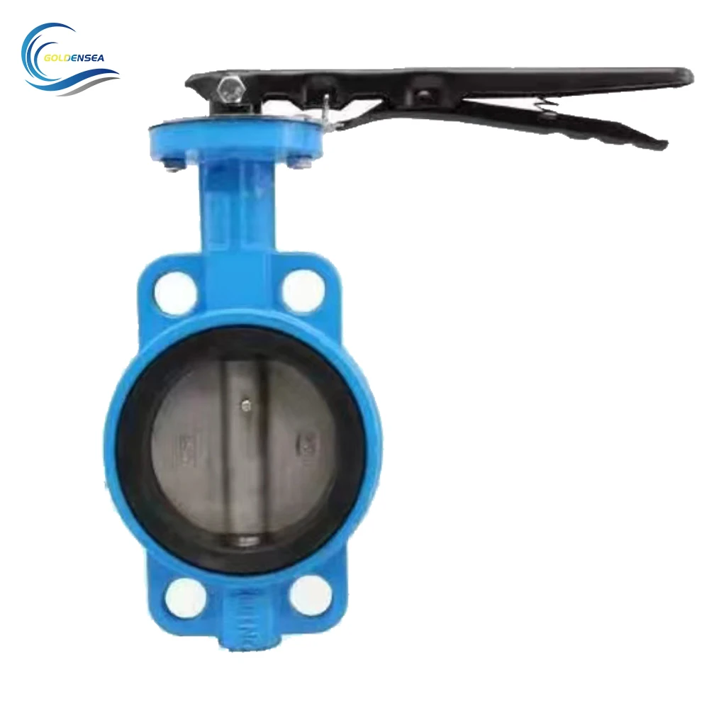 Hot Sale PVC Wafer Gear Triple Butterfly Valve DN500 EPDM
