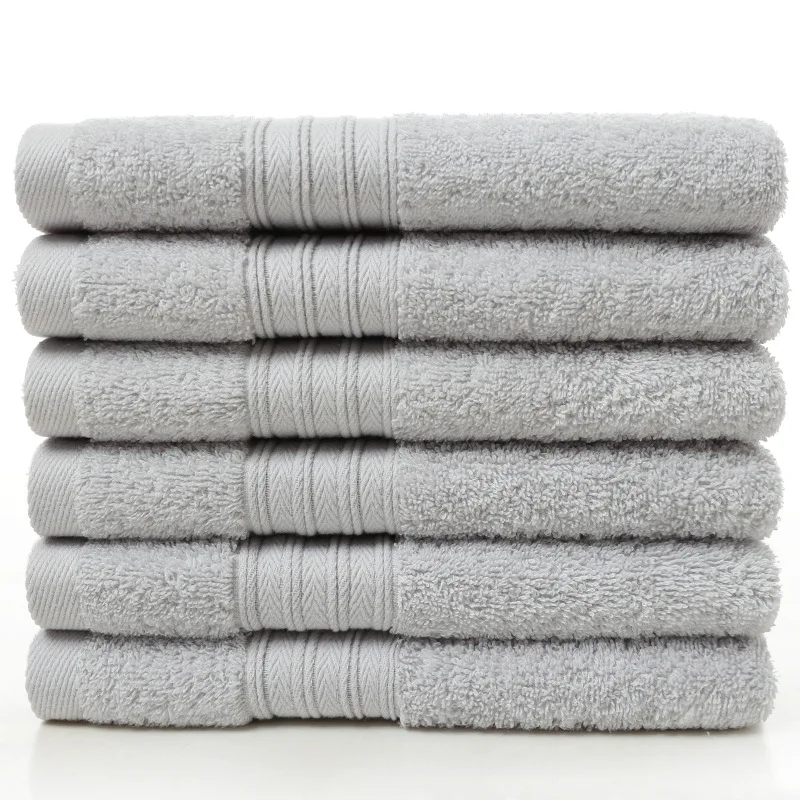 Custom Super Absorbent Lighter Weight 100% Cotton Towels Quicker Dry Bathroom Bath Towels for Home or Hotel