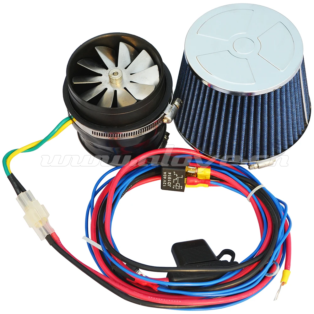 High Flow Surpercharger Electric Racing Car Air Filter