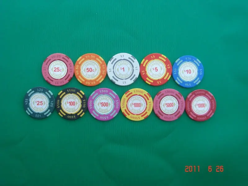 Дешевые глиняные покерные чипсы казино Royal 13 5 г