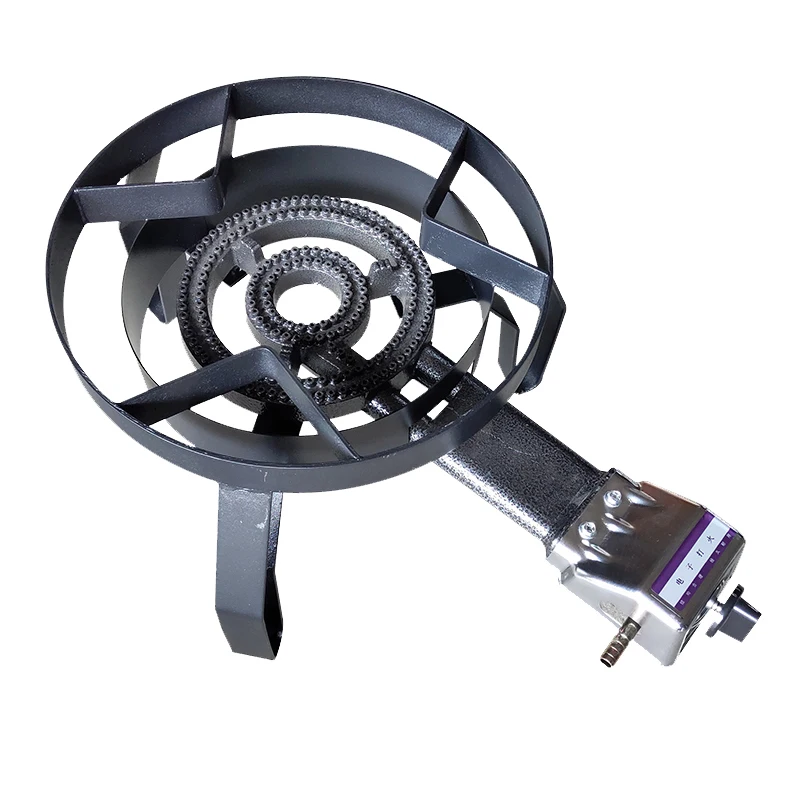 Открытый отдельно стоящий кулинарный газовый горелка чугунная свободные запасные части газовая плита Одиночная горелка