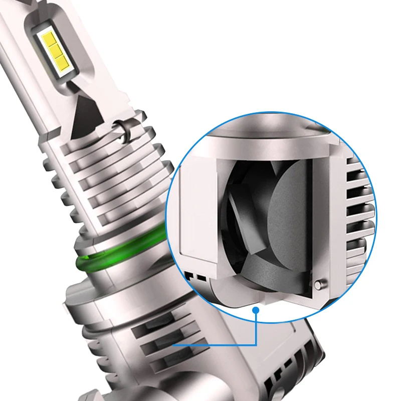 Car Headlight Bulb H4 LED H7 H8 H9 HB3 H11 LED HB4 H27 9005 9006 880 881 8000LM Extremely Bright 6000K Motor Auto Fog Lamp