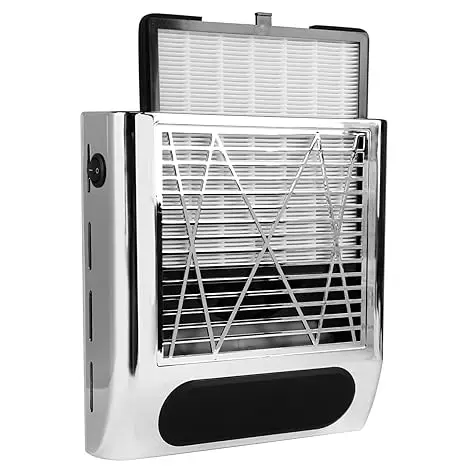 80W 4colors 8 Styles   Adjustable Speed Nail Dust Collector and 2 Pcs  Filters   for Dust Absorption