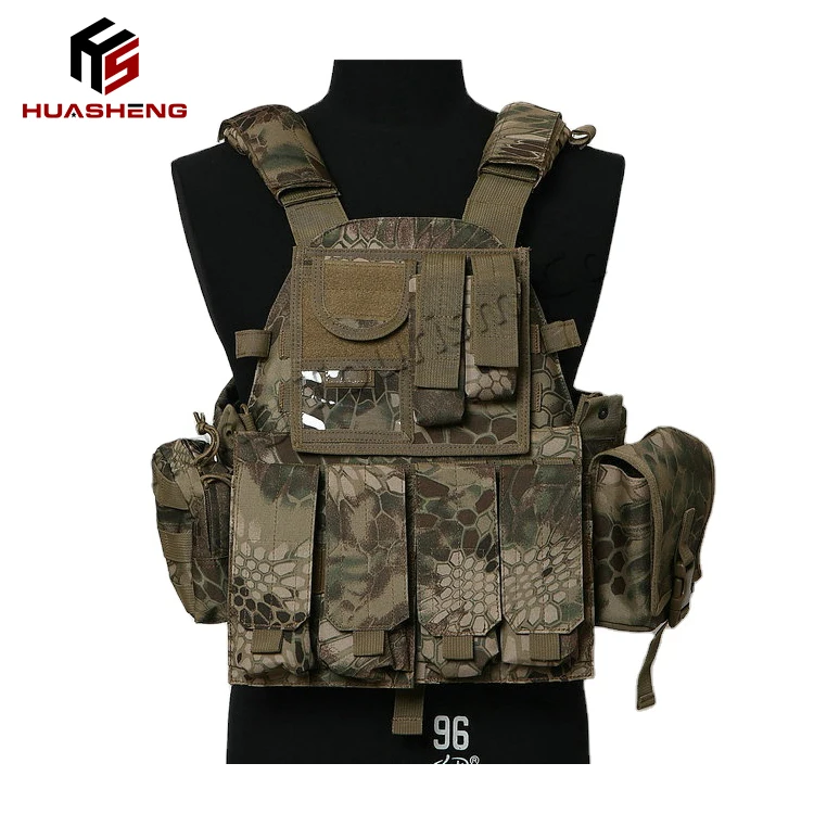 Outdoor Molle Tactical Vest with Pouches Camouflage Vest