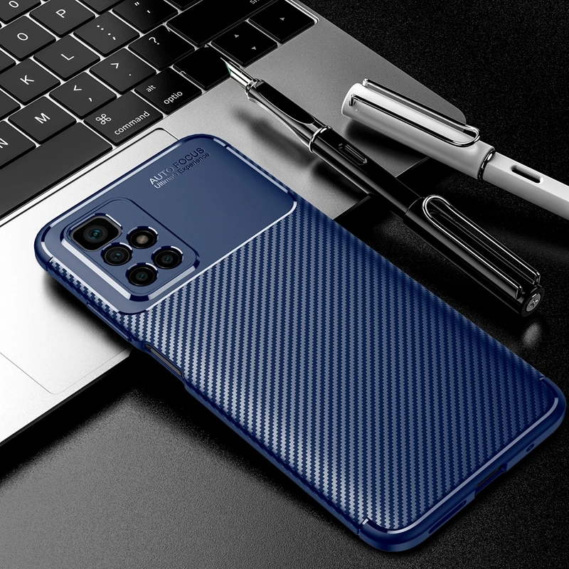 New High Quality Shockproof Real Carbon Fiber Tpu Cell Phone Case For Xiaomi Redmi 10 Note 10 Pro Max 11T Lite
