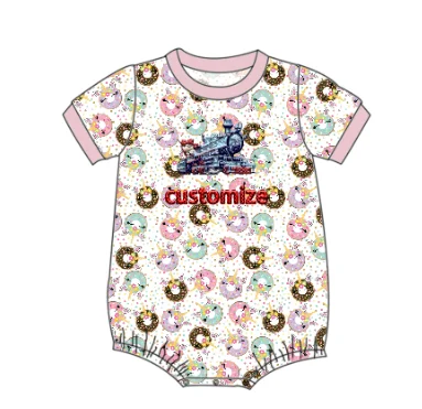 Yihui Hot Sale OEM Infant Baby Girl Outfit Ruffle Romper Ribbed Body Suit Summer Cotton Baby Girl Romper Sun suit