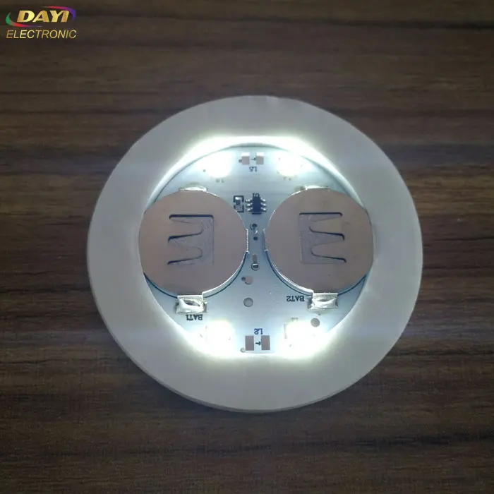 Good quality brightly cr2032 Brand Wine Bottle Decoration big battery led sticker for bottle LED bottle light LED Light pad