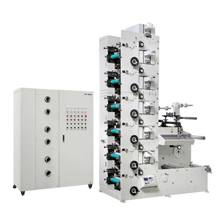 Packaging Flexographic Printing Machine 6-color Label Printing Machine Drum