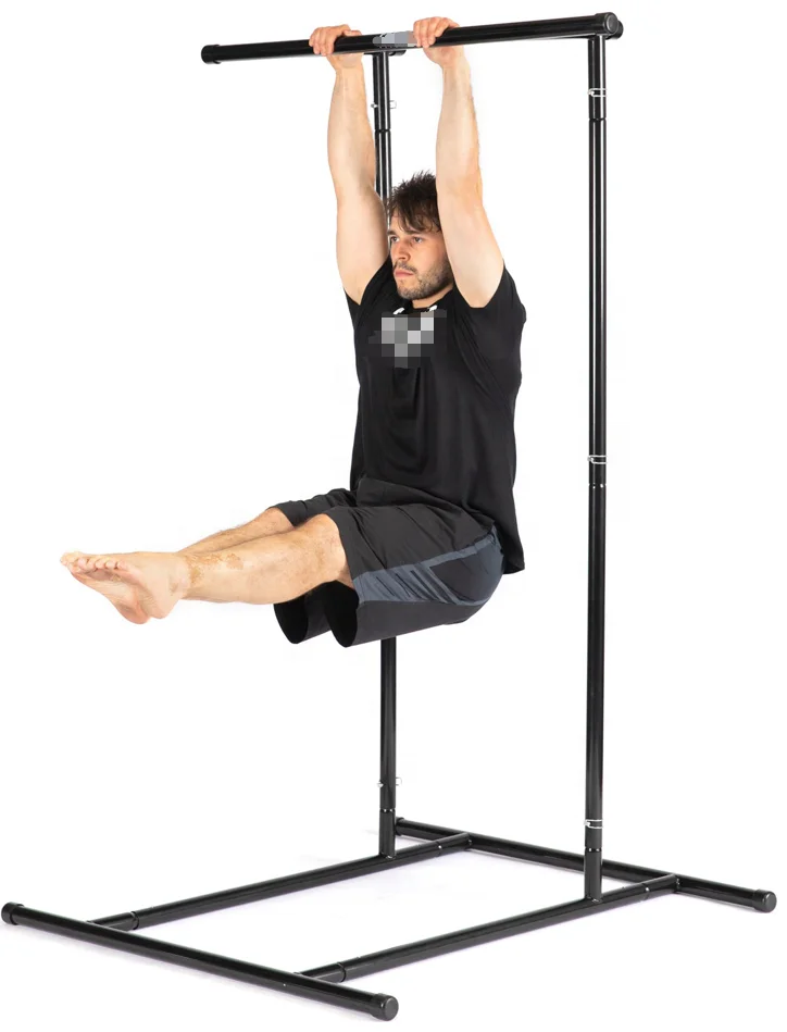 Free Standing Pull Up Bar Stand Sturdy Power Tower Workout Station For Home Gym Strength Training Adjustable Fitness Equipment