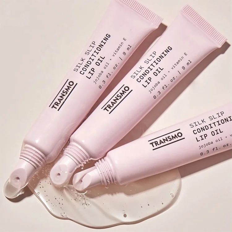 Eco friendly mini lipgloss tubes custom logo lip oil squeeze empty lip gloss tubes lip balm packaging