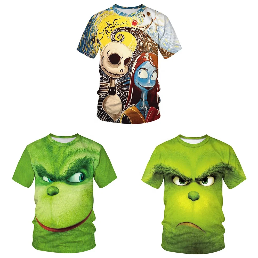 
Wholesale Clothing Digital T-Shirt Printing Polyester 3d Full Printing T Shirt 