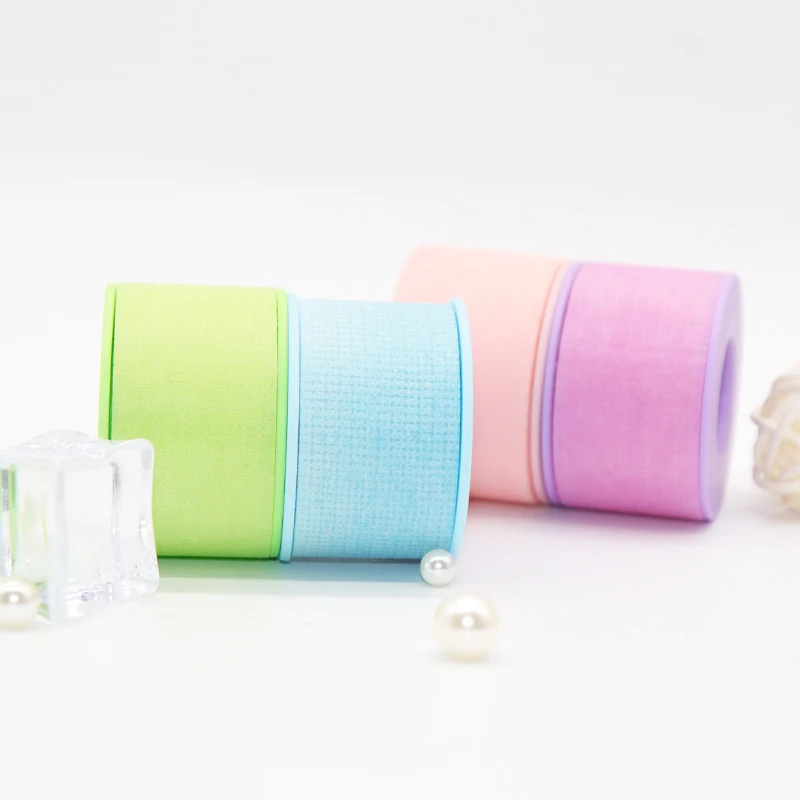 disposable Breathable Blue Pink 3m eyelash tape for eyelashes Sensitive skin Gel Tape eyelash extension silicone lash tape