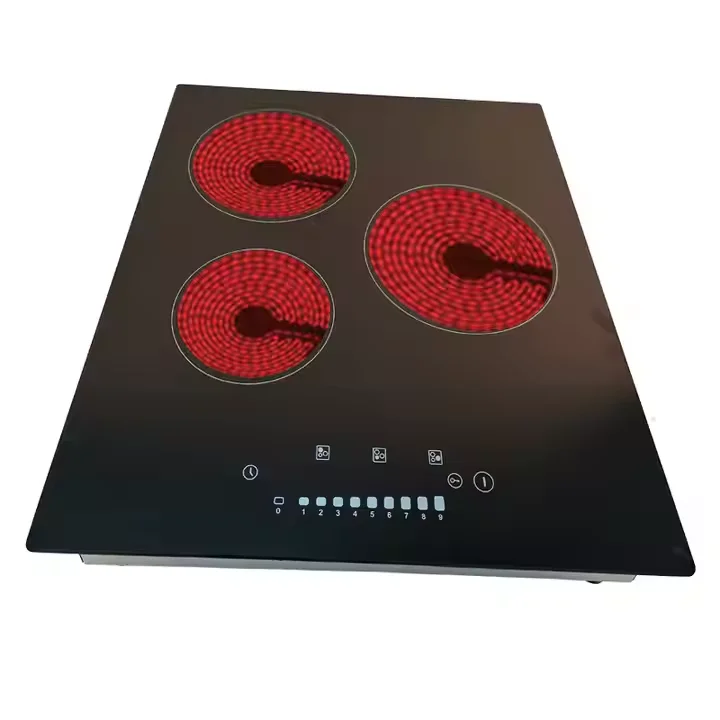 3 Burner Ceramic Cooker  Kitchen Appliances Factory Directly Built-in Infrared Hob