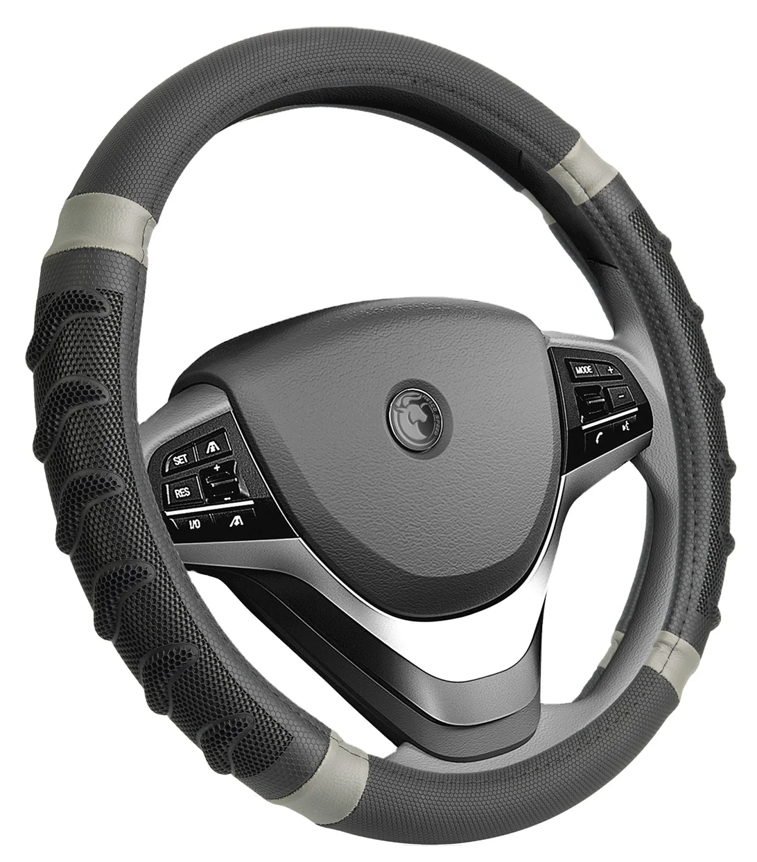 MELCO для Ford - F150 F250 F350 Expedition (15 5-16 дюймов-черный + Grey) крышка рулевого колеса автомобиля