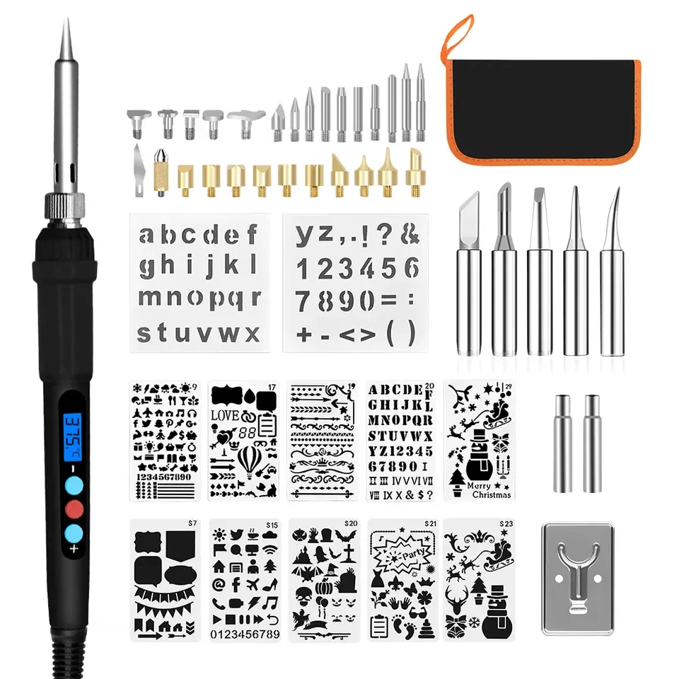 48 in 1 Wood Burning Soldering Tools Kit for Welding Soldering Embossing Pyrographying