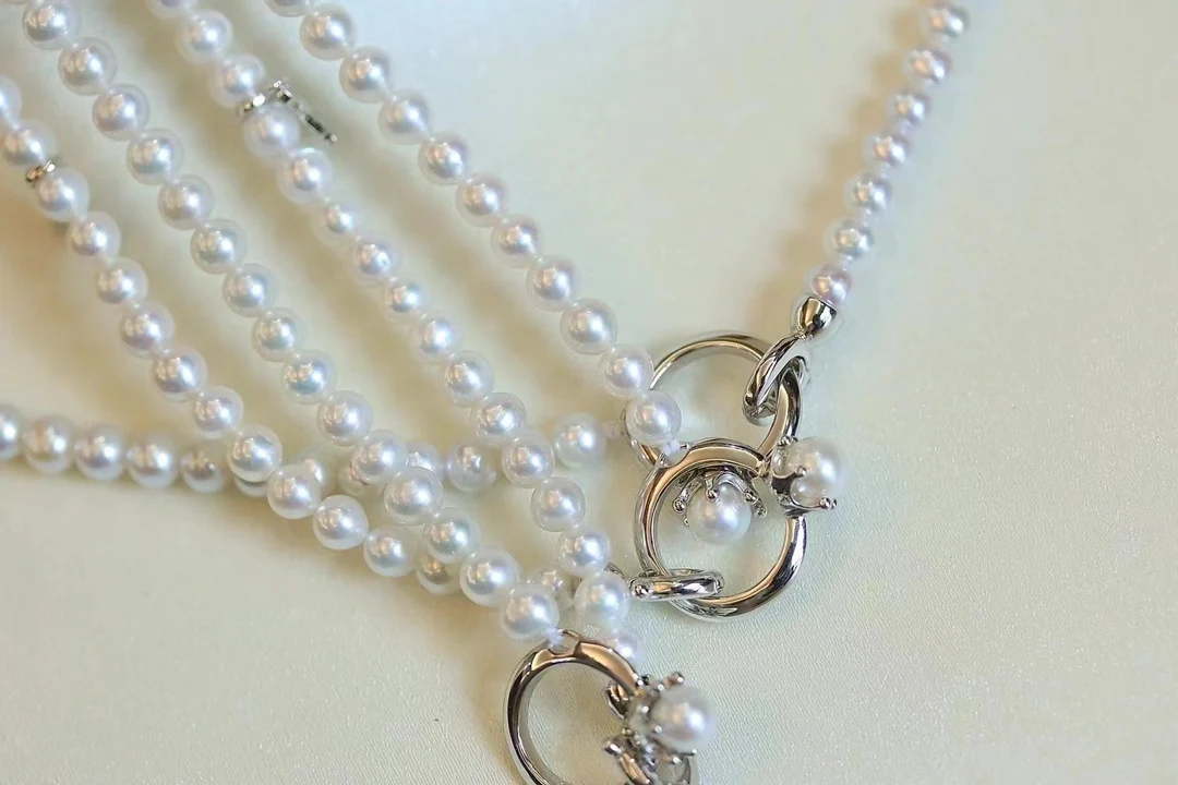 2024 custom 4-5mm real pearl necklace cheap women necklace price