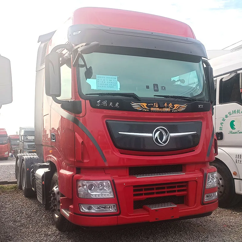 Подержанный грузовик Dongfeng 10 колес 40 тонн 6x4 560 л.с. дизельный трактор головка для продажи