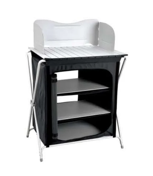 New Arrival Outdoor Picnic Travel Garden Foldable Alu Frame Camping Folding Camping Cabinet