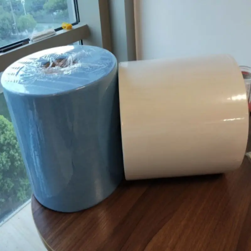 Biodegradable Black Print Pla Pet Spunbond Spunlace Meltblown Non Woven Nonwoven Fabric Roll for Face Masks Wet Wipes