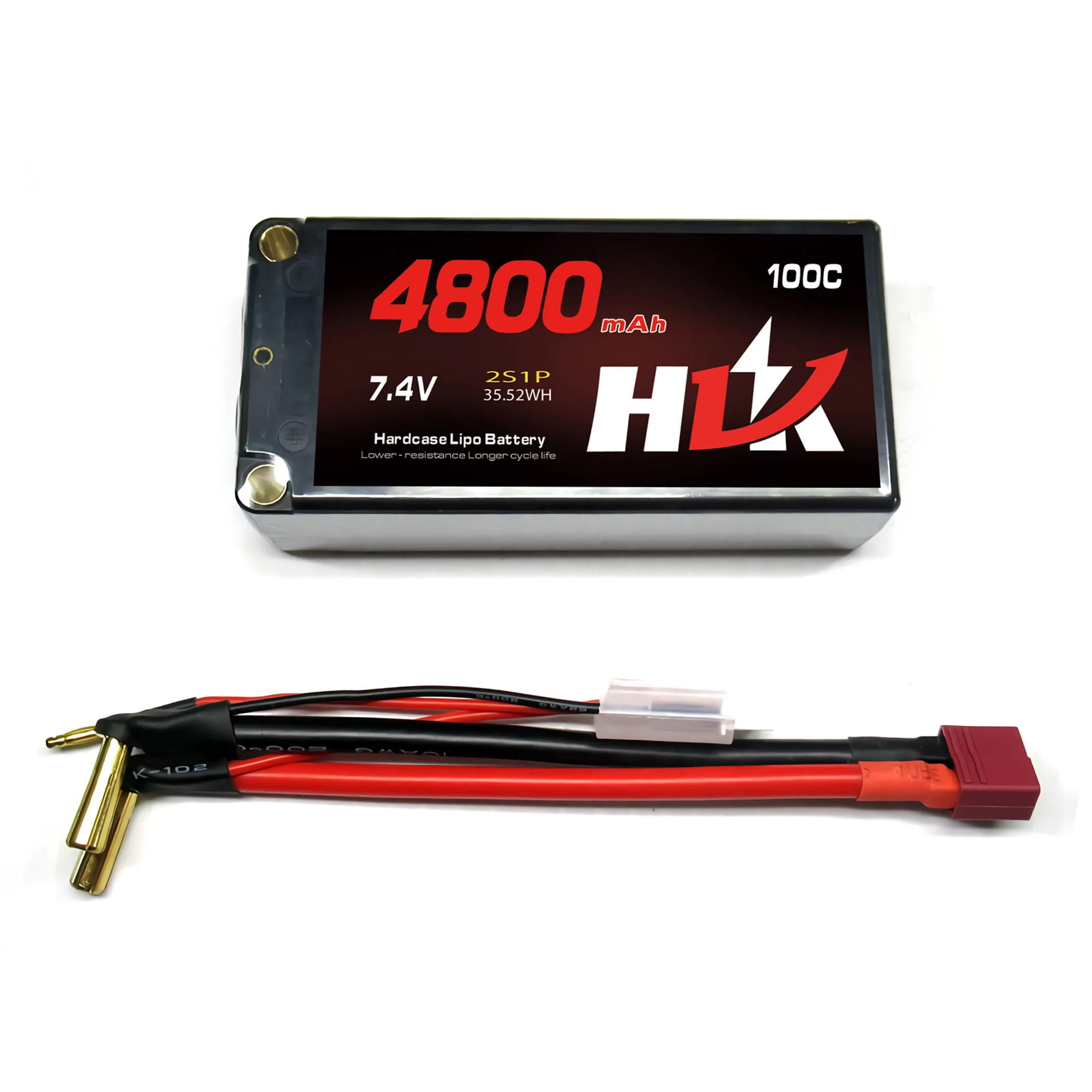 Hot Selling High Discharge Rate 7.4V 4800Mah 100C Shorty 2S Lipo Battery For Rc Car Model Robot