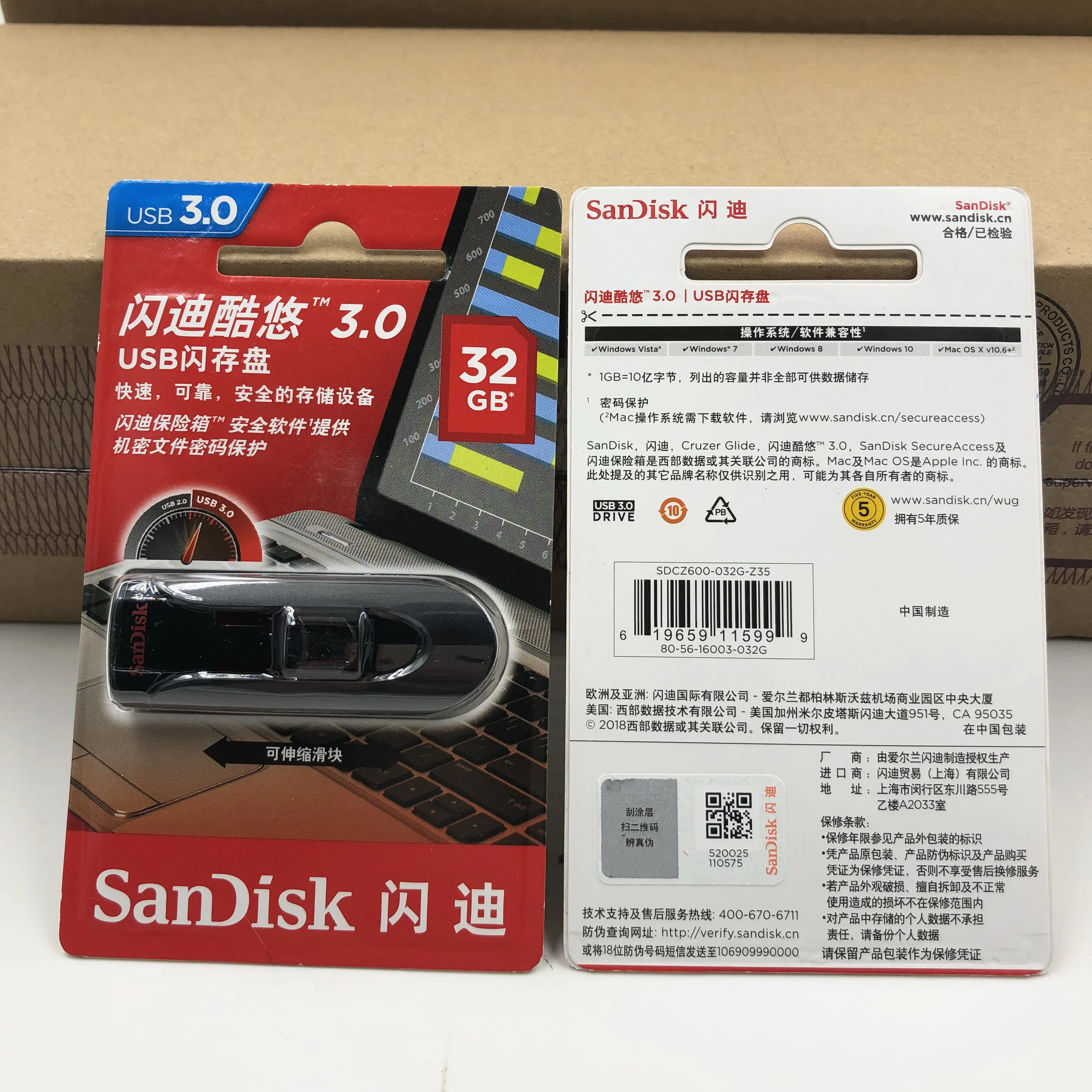 For SanDisk CZ600 USB Flash Drive usb flash USB 3.0 Pen drive 16GB 32GB 64GB 128GB Stick pendrive Disk