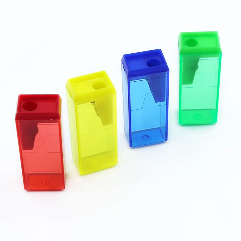 Рекламная точилка для карандашей с одним отверстием Пластиковая