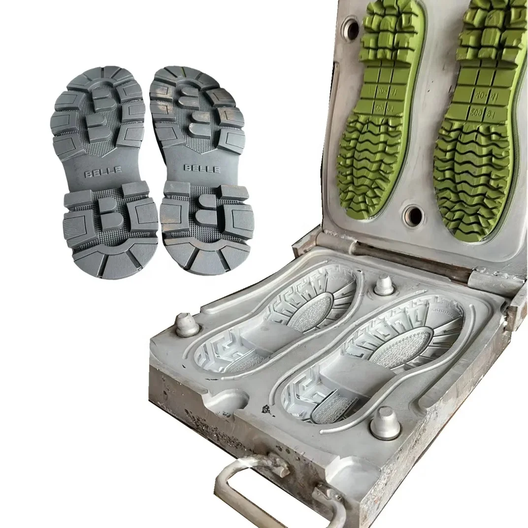 Video!Exporting Since 2004,cheap price shoe factory single color three plates rubber outsole template mould molding sole mold
