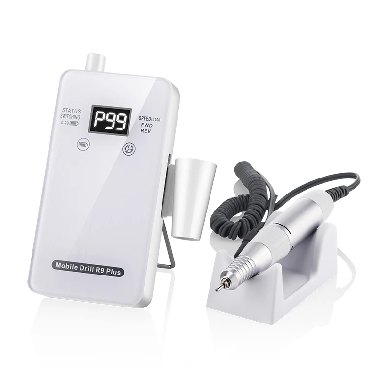 Private label Rechargeable 30000 RPM Wireless Cordless Nail drill nail machine portable professional