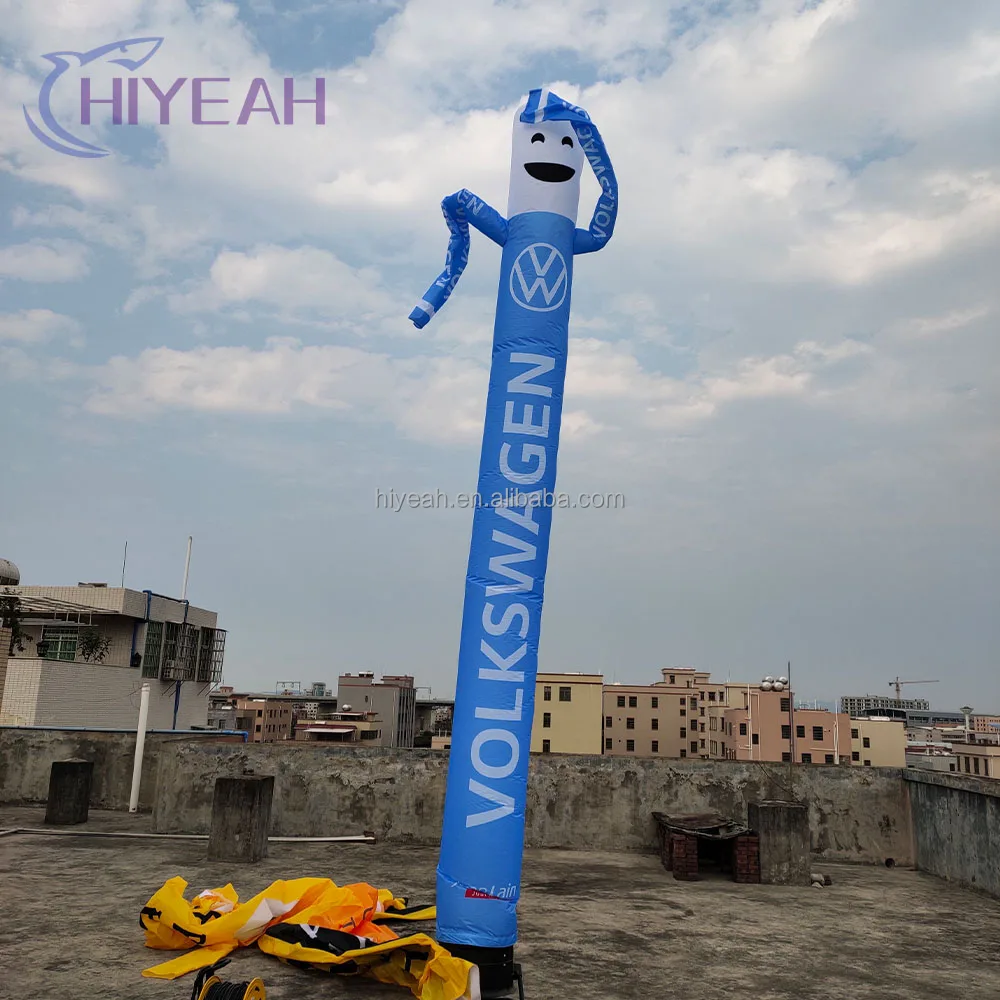 factory Customized Inflatable Sky Air Dancer Dancing Man With Blower For Advertising