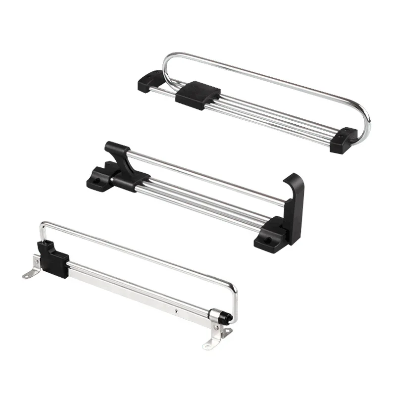telescopic sliding cabinet clothes hanger